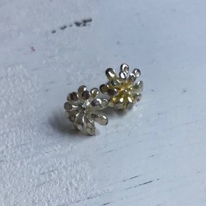 Sterling Silver Lord & Taylor Flower Earrings